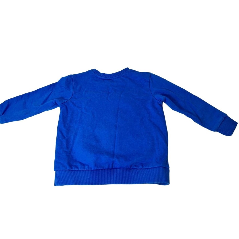 Disney Sweater 1.5-2yrs Blue Embroidered Sweatshirt Donald Duck Graphic Vintage - Picture 3 of 6